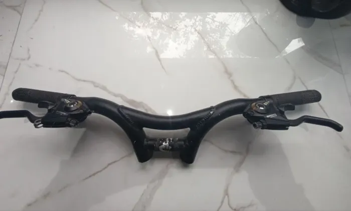 Guidão Bicicleta Mônaco Com Passadores Shimano