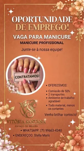 Vaga de emprego: Manicure