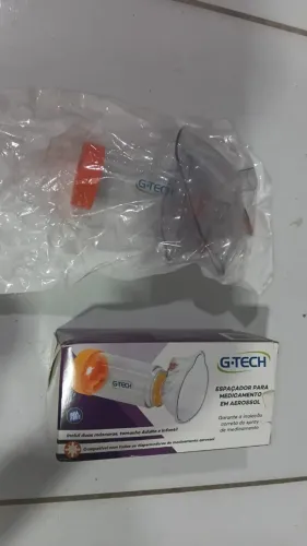 Espaçador Para Aerosol Clear G-Tech Adulto E Infantil R$15,00 NOVO LACRADO