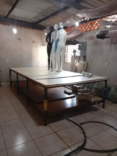 Mesa de corte tecidos 