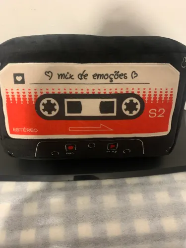 Almofada gravador mix de emoção travesseiro Imaginarium