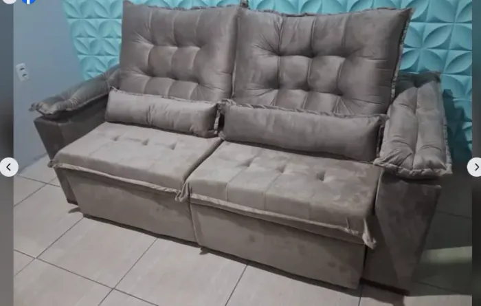 Sofá direto de fábrica, variedade de modelos e tamanhos, trabalhamos com material Suede,