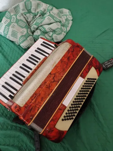 Acordeon sanfona Capri semi.nova