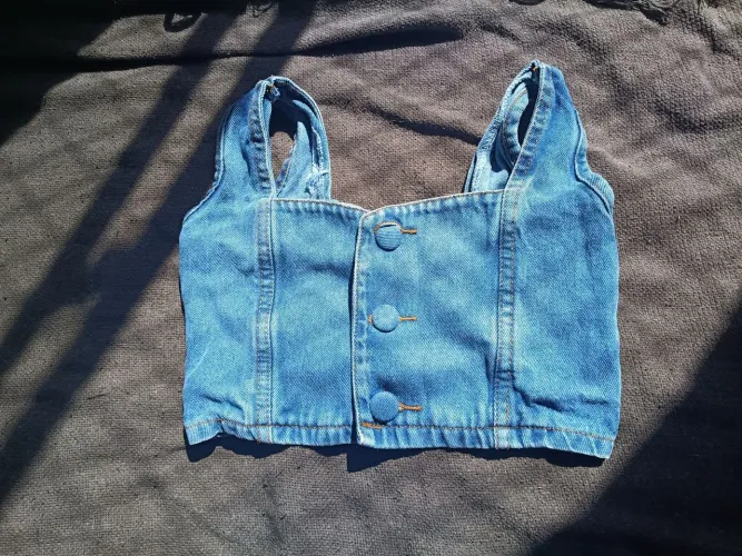 Conjunto juvenil jeans borboleta