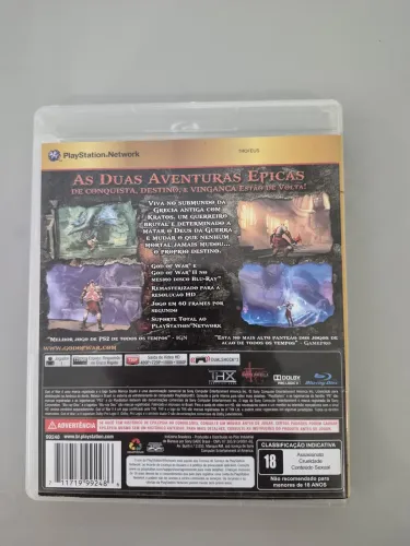 God of war collection mídia física ps3