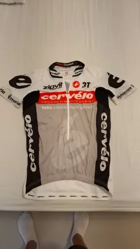 Camisa ciclismo Castelli Cervélo Rosso Corsa tamanho G - nova