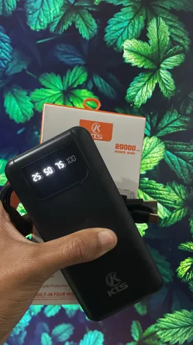Bateria Portátil 20000mAh - Nova na caixa