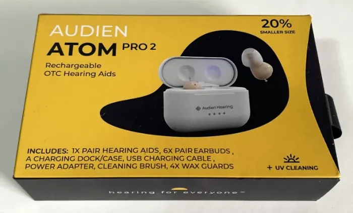 Fone De Ouvido Otc Recarregável Audien Autien Atom Pro 2, De
