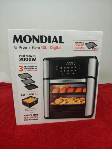 Fritadeira sem Óleo 12 Litros Nova na Caixa Nota e Garantia (NÃO FAÇO MENOR PREÇO)