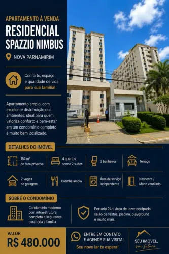 APARTAMENTO À VENDA | RESIDENCIAL SPAZZIO NIMBUS