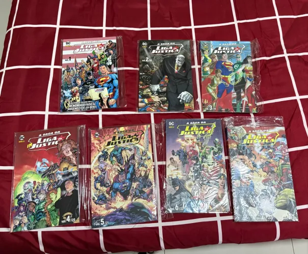 A saga da Liga da Justiça - 2ª Temporada - Vol. 01 a 07