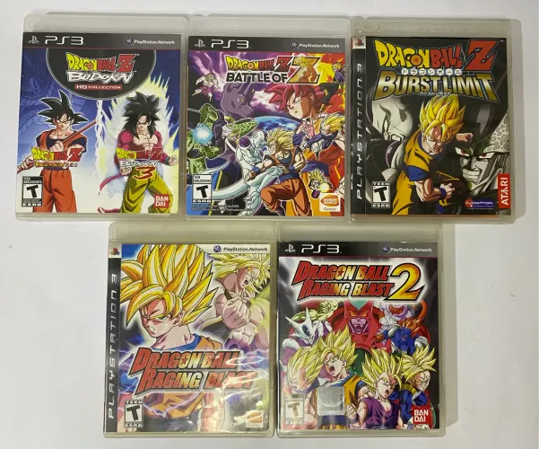 Coleção Dragonball Z PS3 - mídia física original