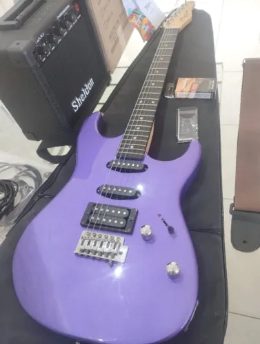 Kit Guitarra Tagima Stratocaster Tg510 + Amplificador