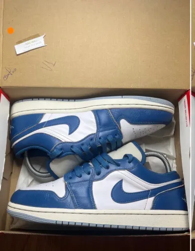 Air Jordan 1 low industrial blue