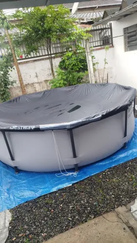 Piscina 5.000 Litros com Capa e Motor