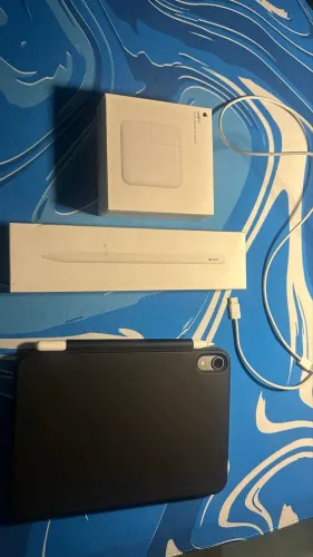 iPad mini 6 + Apple Pencil 2 + case magnética + carregador original
