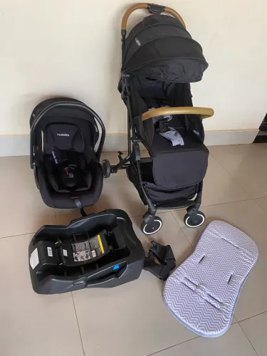 Kit Carrinho Kiddo Sprint+ bebê conforto completo