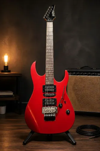 Guitarra Washburn Wr154 Vermelha - Semi Nova (Ponte Floyd Rose)