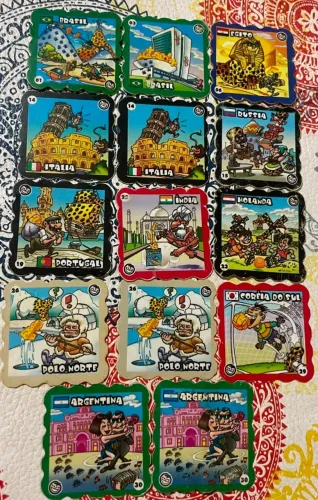 Coleção tazos Elma Chips Cadê Chester Cheetos