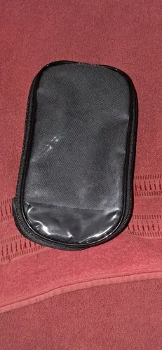 Bolsa para bicicleta com suporte para celular