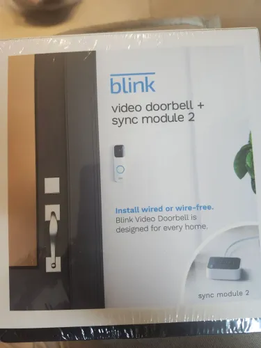 Campaninha com camara marca Blink. Veja no celular