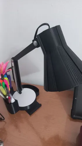 Luminária/abajur de mesa preto/preta
