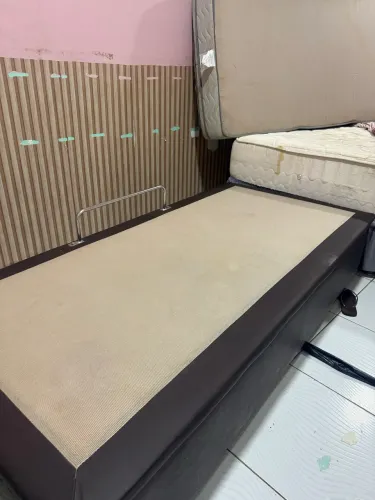 cama baú solteiro + colchão