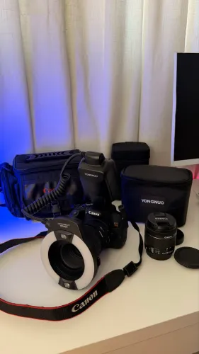Canon T7i + Sigma 105mm Macro + Flash Yongnuo YN14EX
