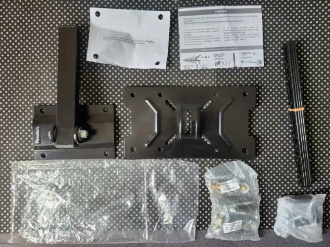 suporte articulado 3 movimentos para tvs plasma, lcd, led (na caixa)