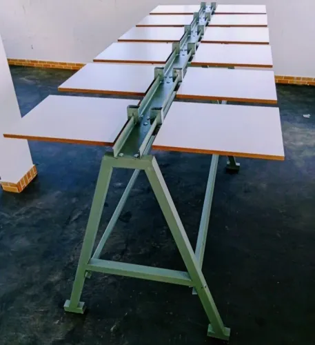 SERIGRAFIA MESA PARA IMPRESSÃO DE CAMISETAS 12 BERÇOS MÓVEL COMPLETA ACEITAMOS CARTÃO 