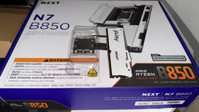 Kit AM5 Ryzen 7 7700 B850 NZXT e 32GB DDR5 5600MHZ KINGSTON