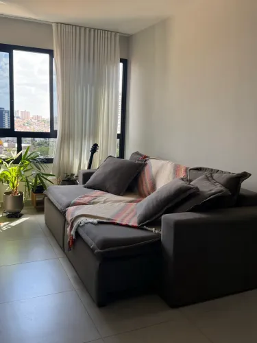 Sofá Cinza Grande Semi Novo