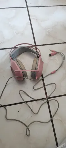 Headset rosa da goldenutra