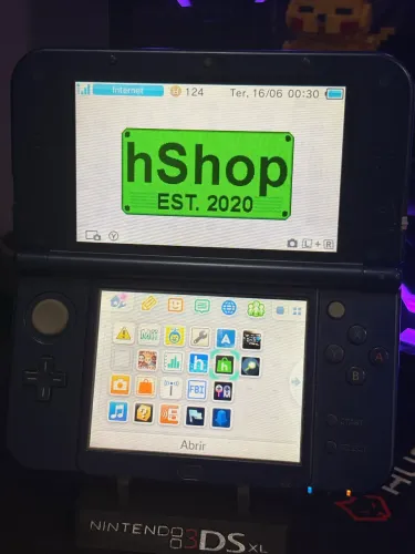 New 3DS XL - Galaxy Edition - Desbloqueado 