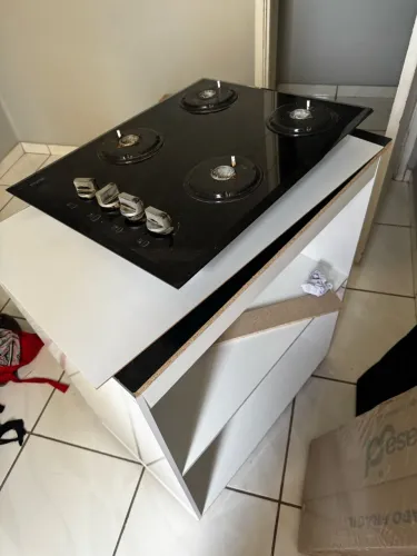 FOGÃO COOKTOP E MÓVEL