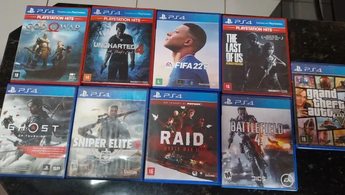 Jogos ps4 em perfeito estado todos por um único preço