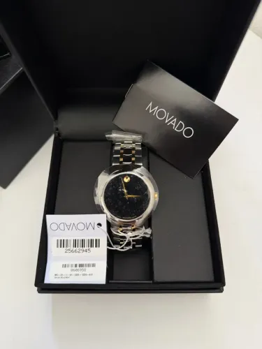 Relógio Masculino Movado Collection Bicolor - Novo na Caixa (Série: 25662945)