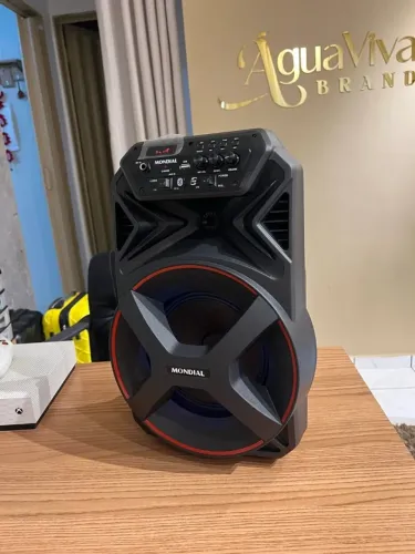 Caixa Amplificada Mondial CM-250 250W Bluetooth TWS Original