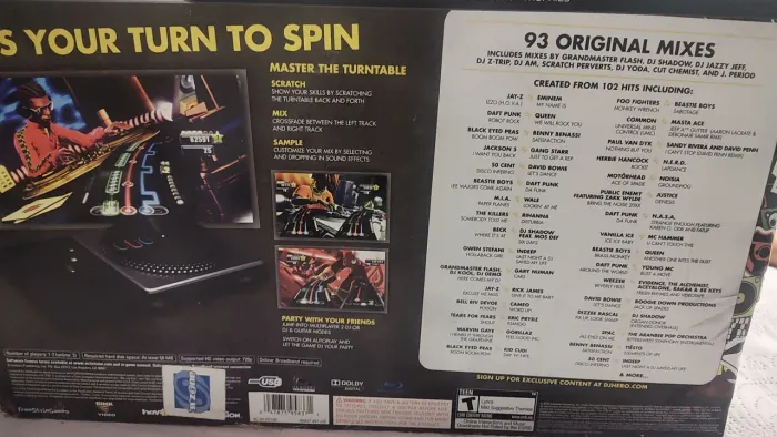 DJ hero turn table bundle