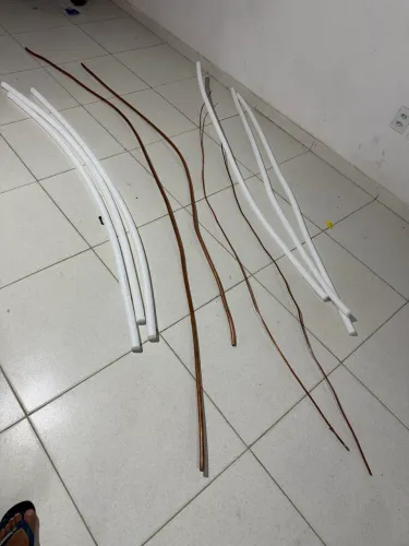 Cano de Cobre para ar-condicionado 5/8 e 1/4