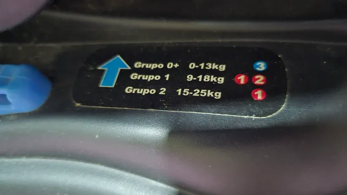 Cadeirinha de carro galzerano 0 a 25 kg