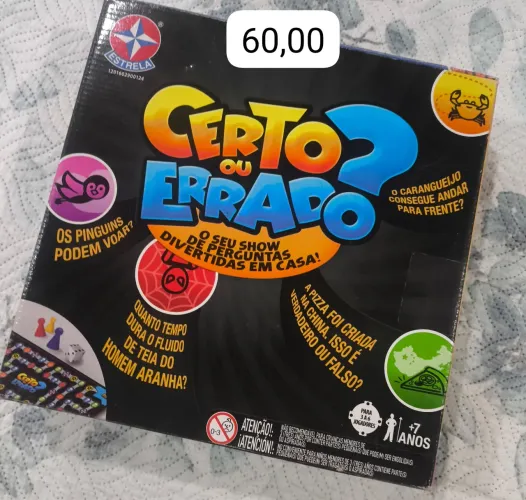 Jogo de Tabuleiro Certo ou Errado