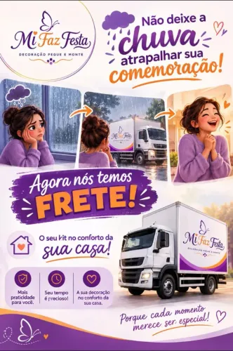 Decoração pegue e monte