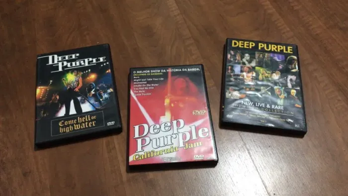 Lote dvds Deep Purple - Ótimo estado!