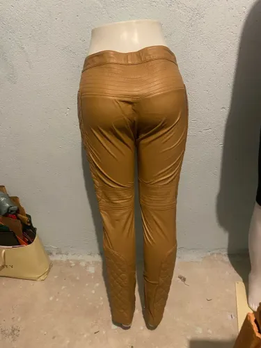 Calça couro legítimo