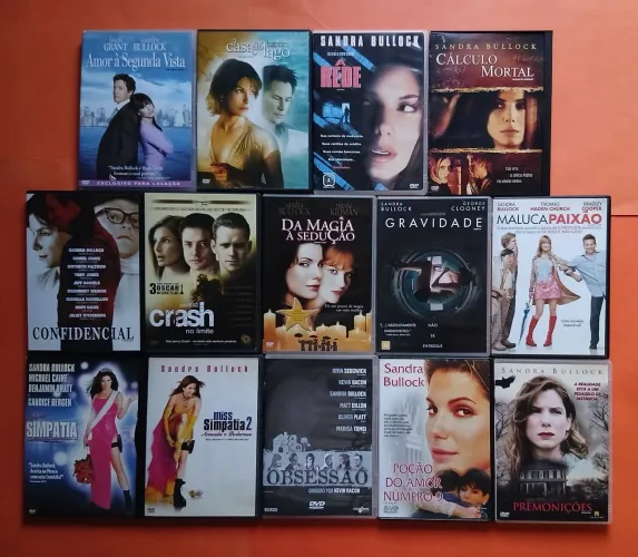 Dvd Coleção Sandra Bullock - 14 Títulos