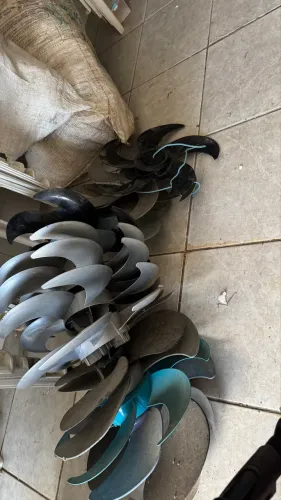 A hélice de ventiladores