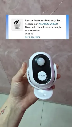 Detector de presença e sensor