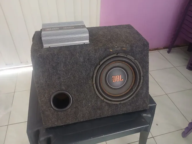 Caixa sub com módulo taramps 