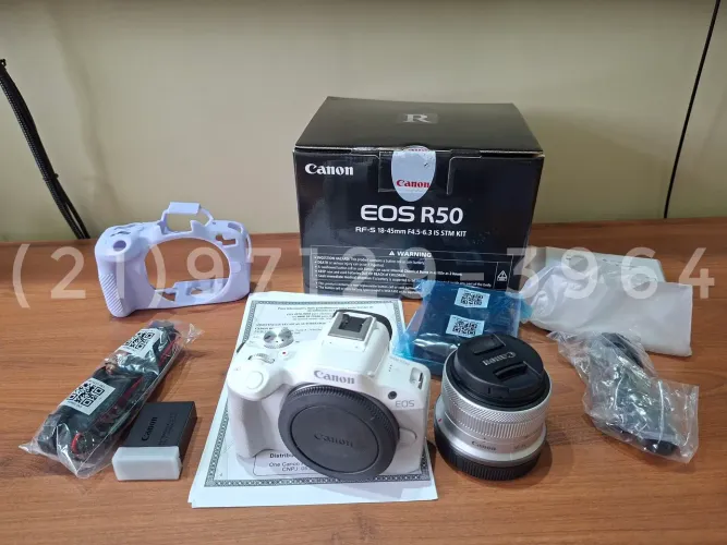 Canon EOS R50 + obj 18-45mm IS STM 18 meses de Garantia (USADA)